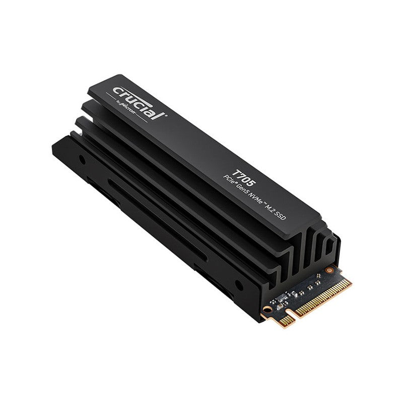 Crucial T705 1TB CT1000T705SSD5 PCIe 5.0 2280 M.2 NVMe SSD - with Heatsink