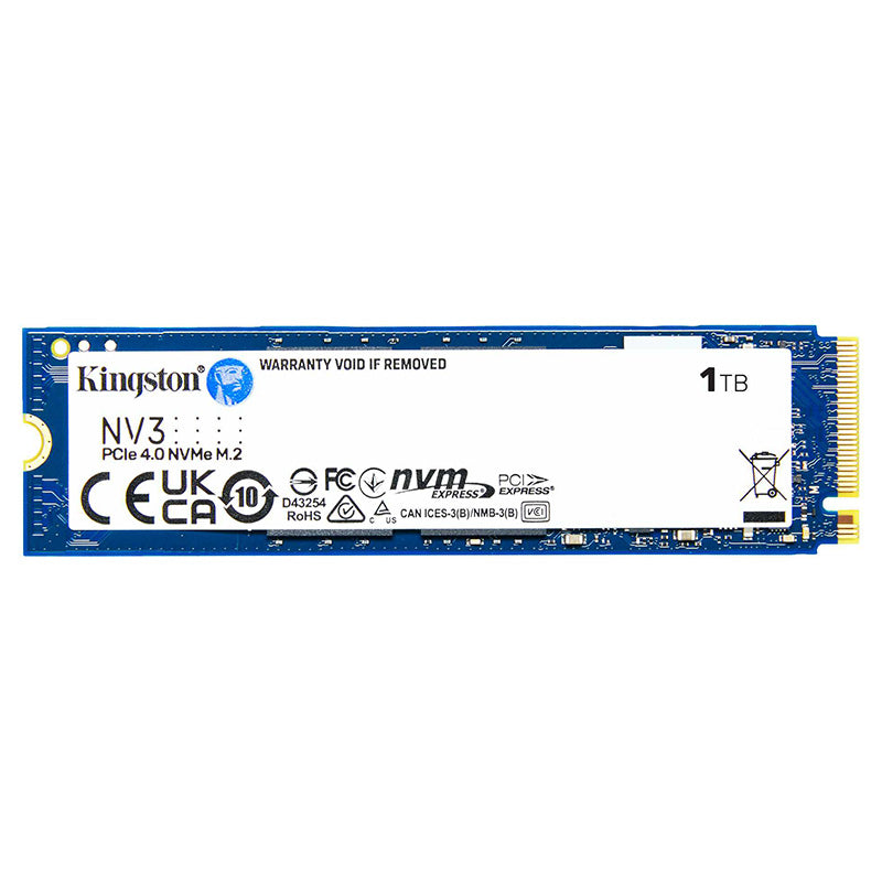 Kingston 1TB NV3 PCIe Gen4 M.2 2280 NVMe SSD