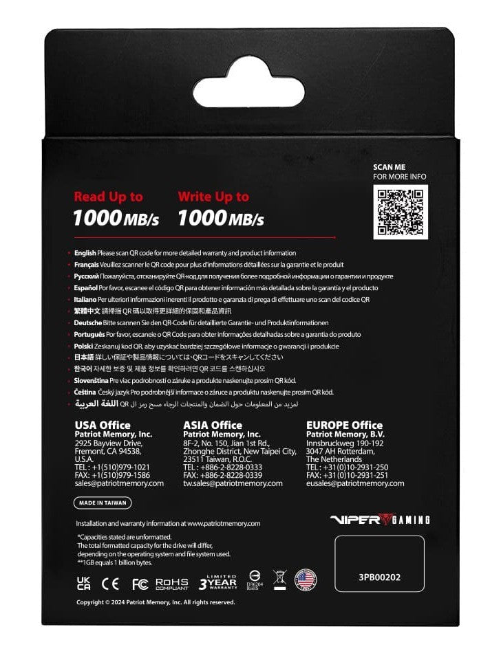 PATRIOT MEMORY EV330 PCIe M.2 2230 SSD Enclosure