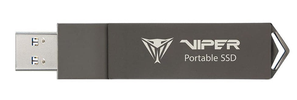 PATRIOT MEMORY PVP30 Portable SSD 512GBB, Type-A and Type-C for wide compatibility, Supports Apple ProRes