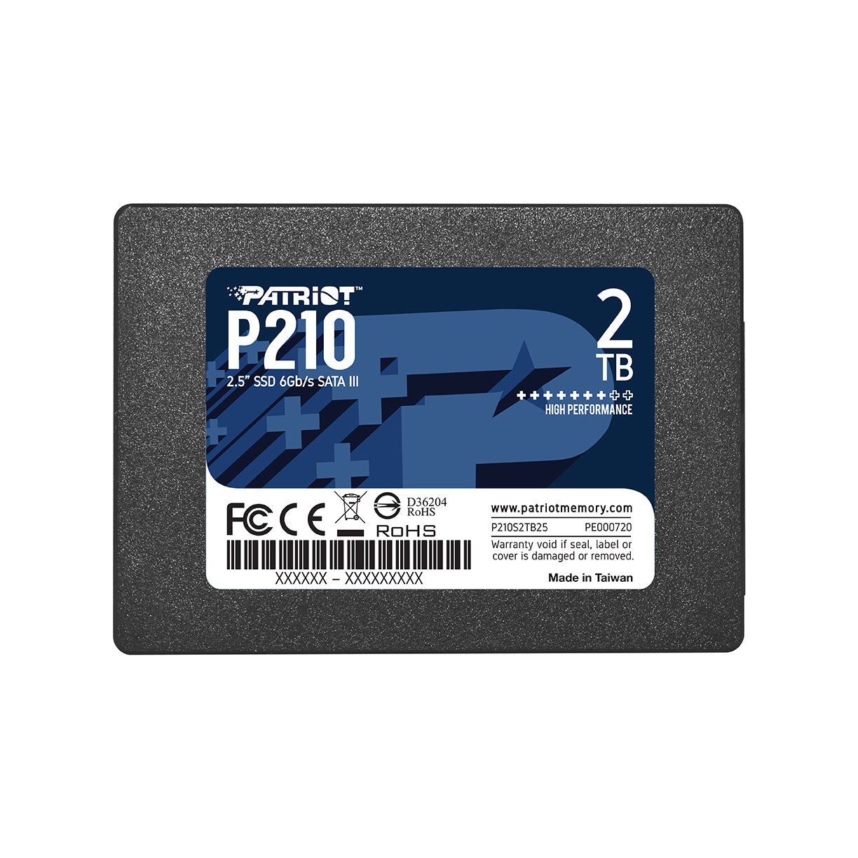 PATRIOT MEMORY P210 SSD 2TB SATA 3 Internal Solid State Drive 2.5