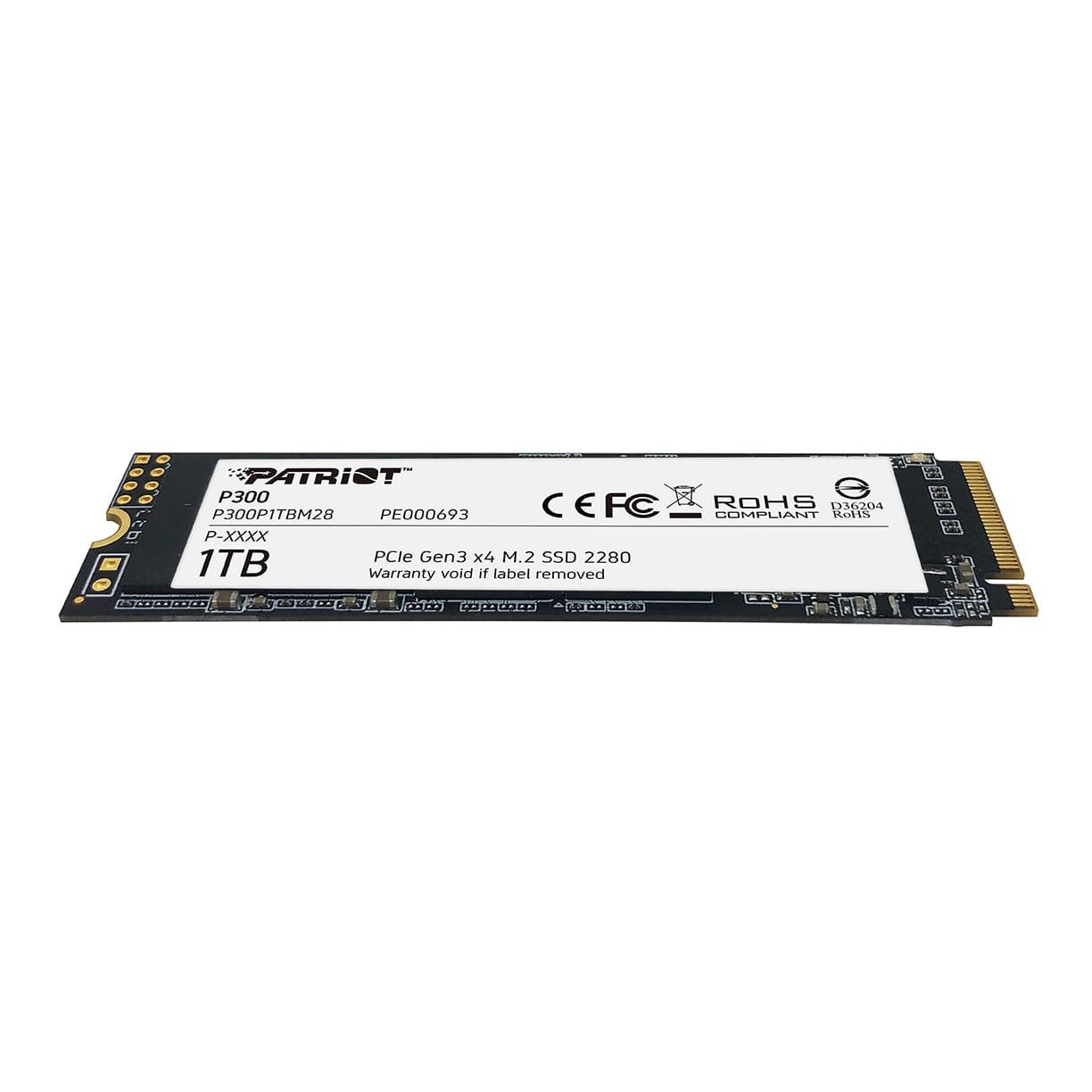 PATRIOT MEMORY P300 M.2 2280 GEN3X4 NVMe 1TB SSD