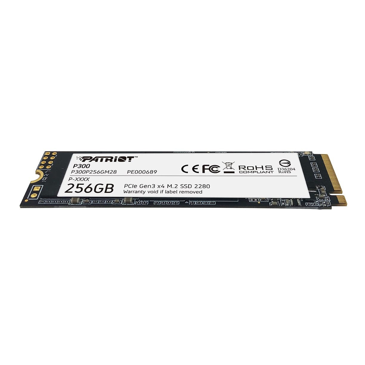 PATRIOT MEMORY P300 M.2 2280 GEN3X4 NVMe 256GB SSD