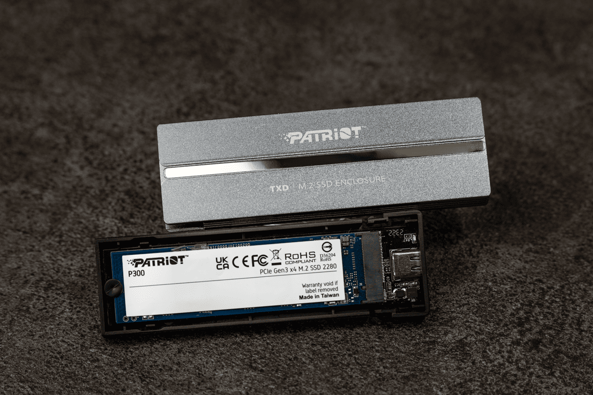 PATRIOT MEMORY TXD PCIe M.2 2280 USB 3.2 Gen2 SSD ENCLOSURE