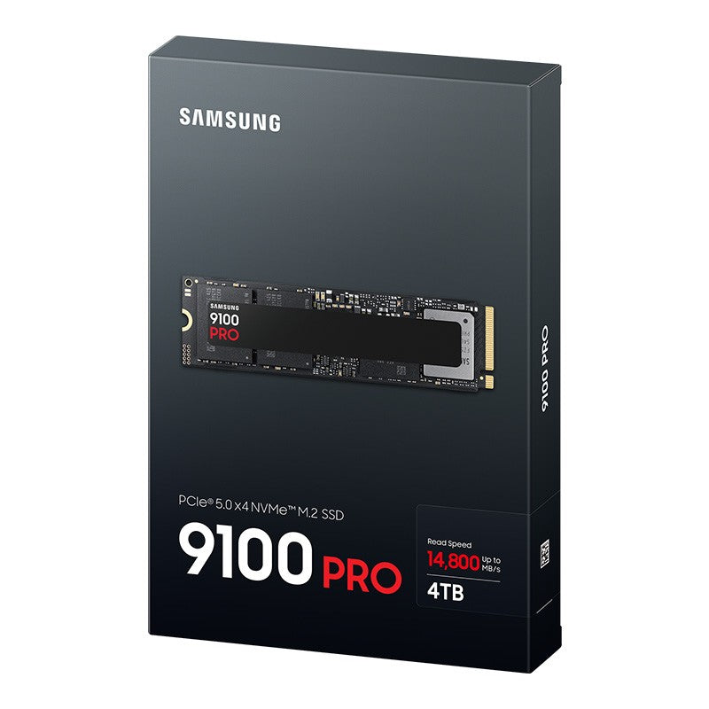 Samsung 4TB 9100 Pro MZ-VAP4T0BW PCIe 5.0 NVMe M.2 Gen 5 SSD