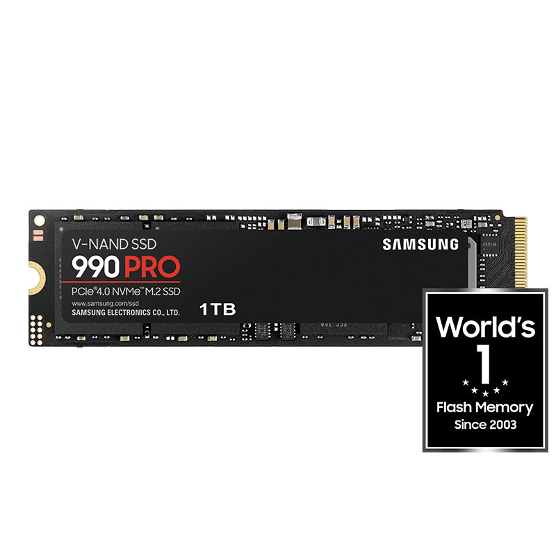 Samsung 990 Pro 1TB PCIe 4.0 M.2 2280 NVMe SSD
