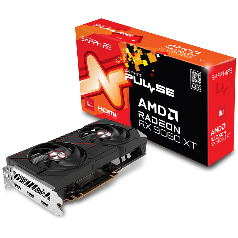 Sapphire Pulse AMD Radeon RX 9060 XT Gaming OC 8GB Dual