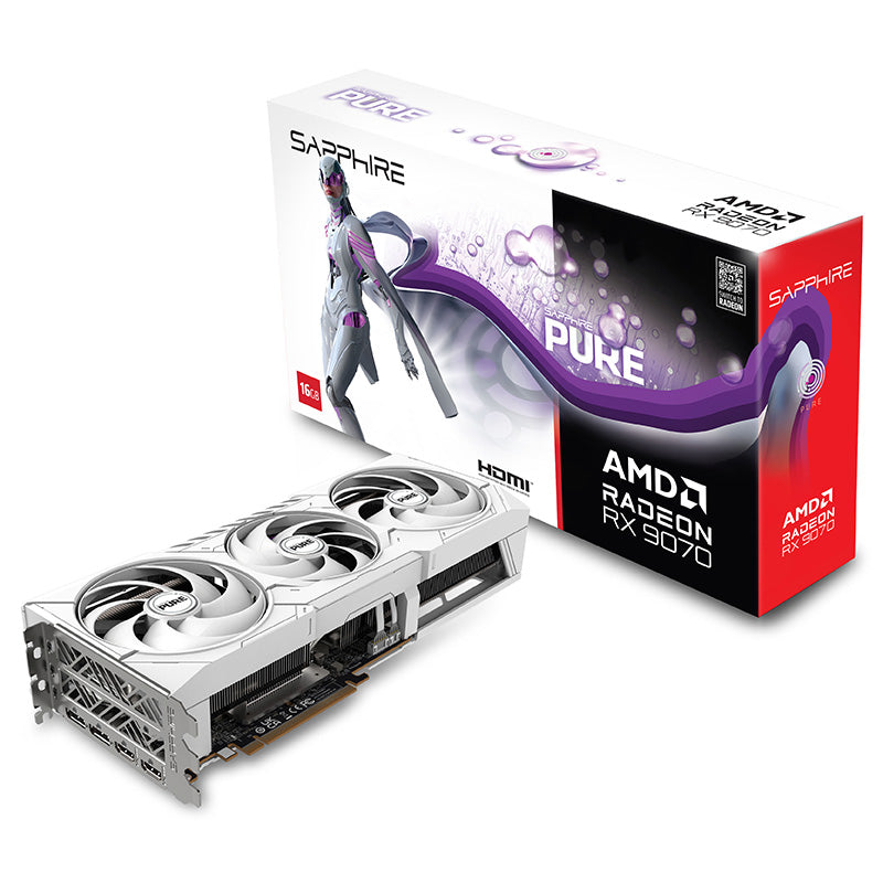 Sapphire Radeon RX 9070 Pure Gaming 16G OC Graphics Card
