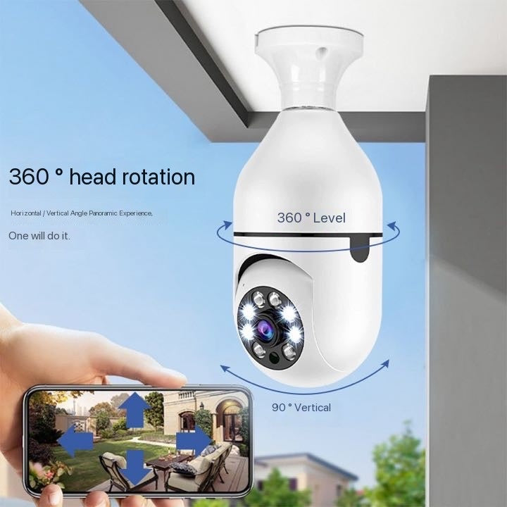 A6 network camera high-definition full color night vision security monitoring camera 360 degree wireless WiFi network camera