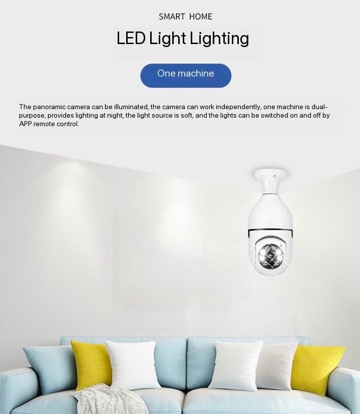 A6 network camera high-definition full color night vision security monitoring camera 360 degree wireless WiFi network camera