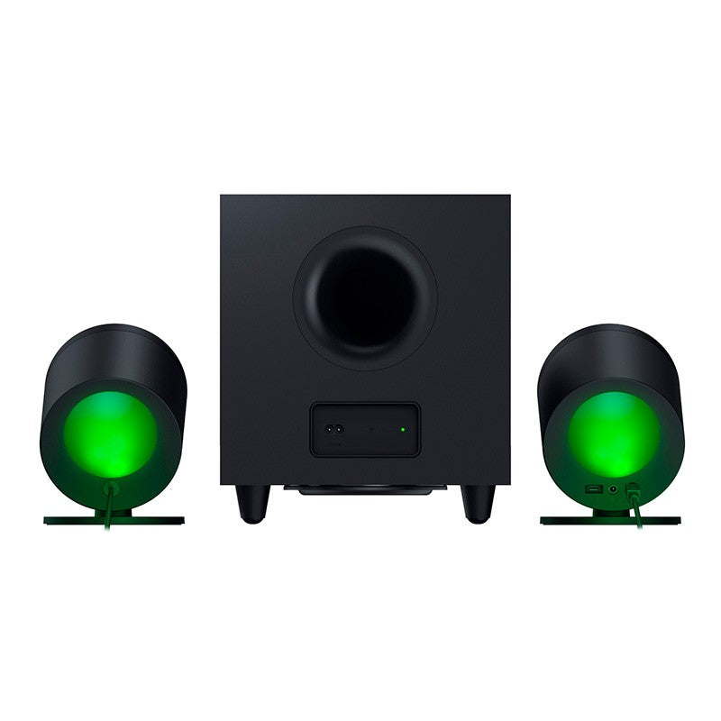 Razer Nommo V2 Pro Full-Range 2.1 PC Gaming Speaker System with Wireless Subwoofer