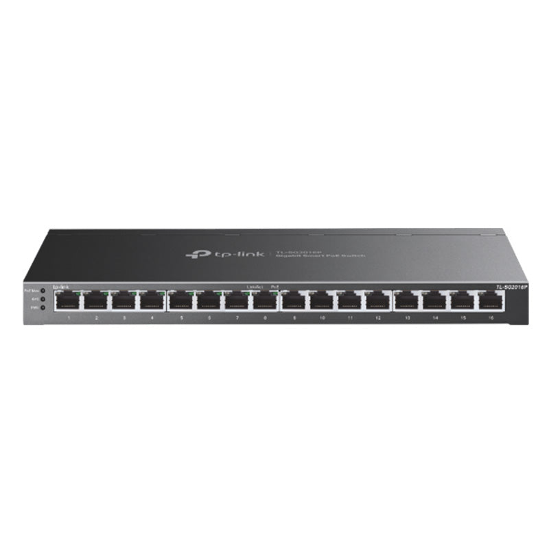 TP-Link JetStream 16 Port Gigabit Smart Switch with 8-Port PoE+