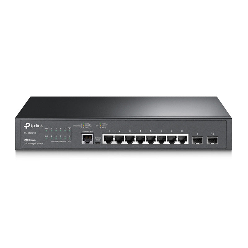 TP-Link JetStream 8-Port Gigabit L2 Managed Switch with 2 SFP Slots