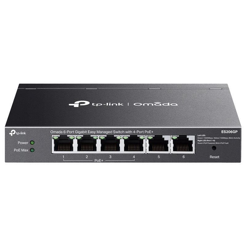 TP-Link Omada 6-Port Gigabit Easy Managed Switch with 4-Port PoE+