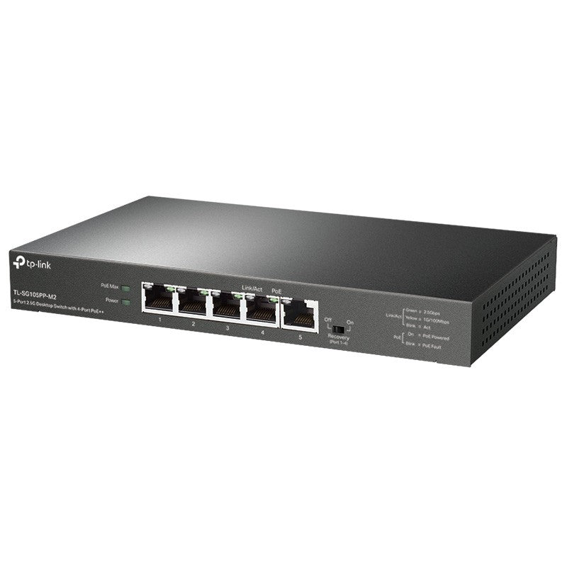 TP-Link 5-Port 2.5G Desktop Switch with 4-Port PoE++
