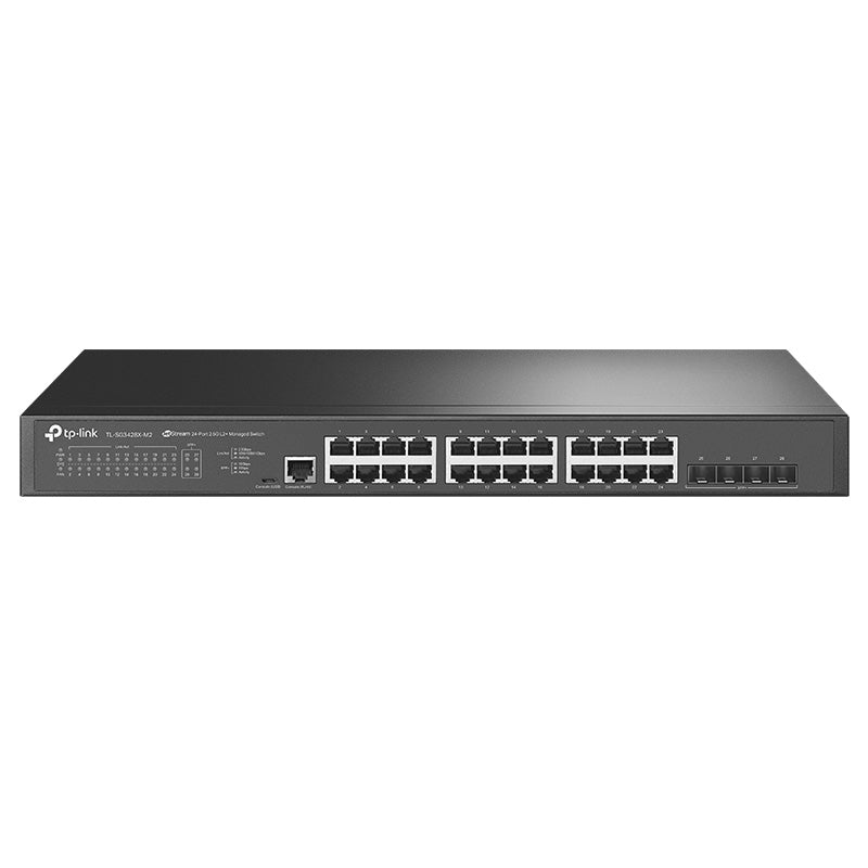 TP-Link JetStream 24-Port 2.5G Managed Switch with 4 10GE SFP+ Slots