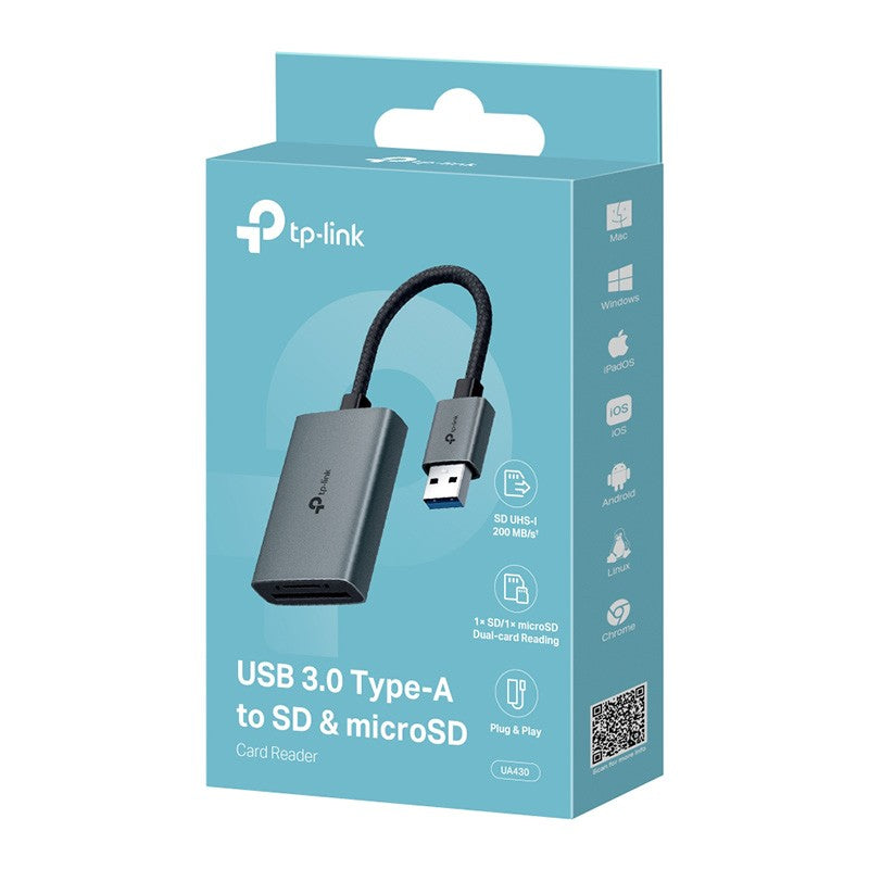 TP-Link USB 3.0 Type-A to SD & micro SD 3.0 Card Reader