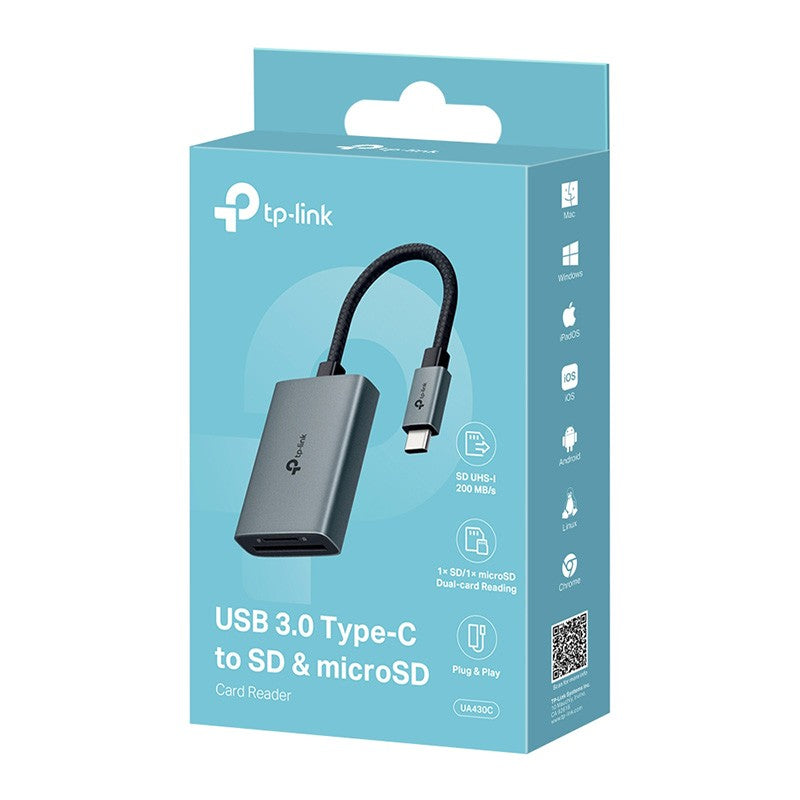 TP-Link USB 3.0 Type-C to SD & micro SD 3.0 Card Reader
