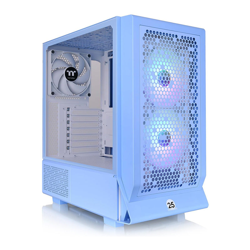 Thermaltake Ceres 330 TG ARGB Mid Tower E-ATX Case - Hydrangea Blue