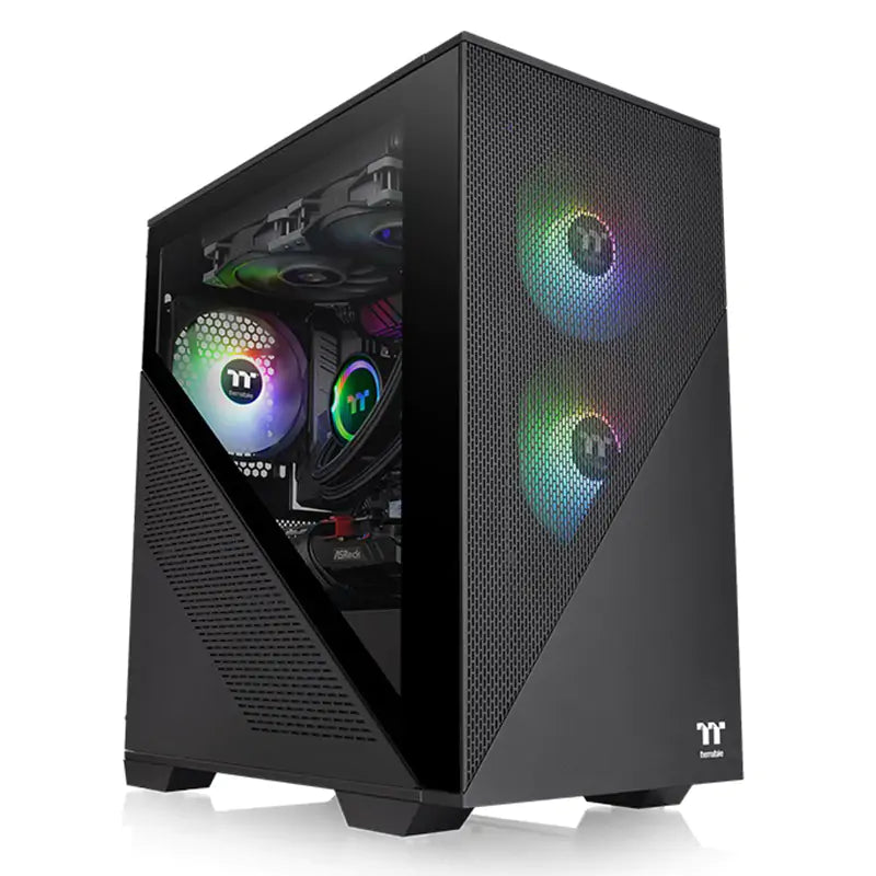 Thermaltake Divider 170 TG ARGB Micro Tower mATX Case - Black