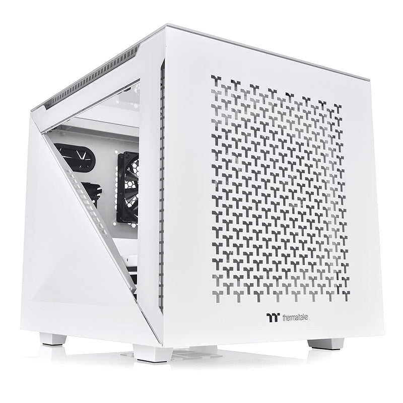 Thermaltake Divider 200 TG Air mATX Case - Snow