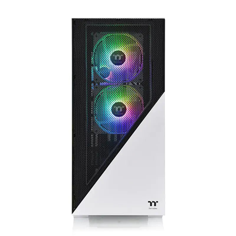 Thermaltake Divider 370 ARGB TG Mid Tower ATX Case - Snow