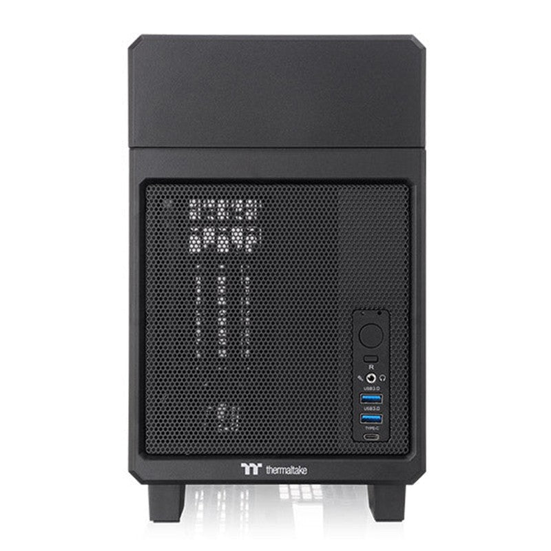 Thermaltake TR100 Mini Tower Compact Dual Chamber Mini-ITX Case - Black