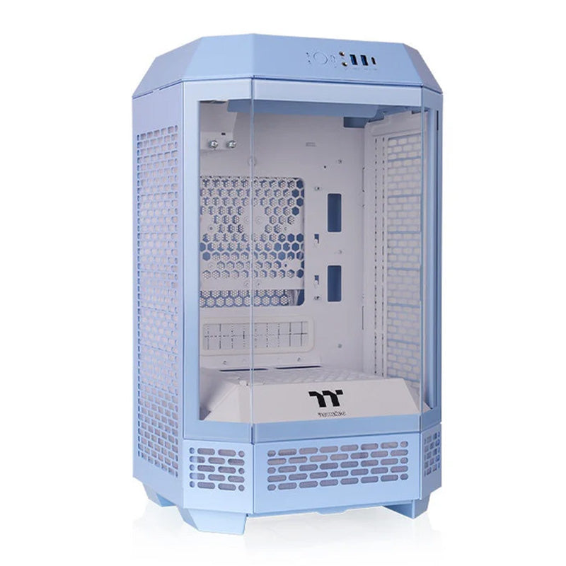 Thermaltake The Tower 250 TG Mini Tower mini-ITX Case - Hydrangea Blue