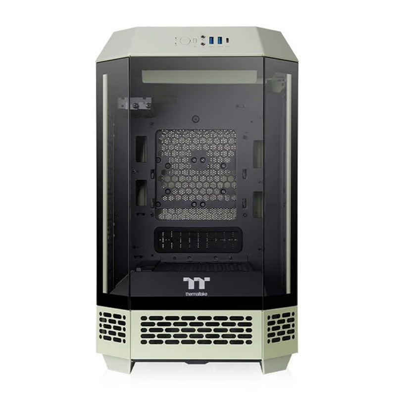 Thermaltake The Tower 250 TG Mini Tower mini-ITX Case - Matcha Green