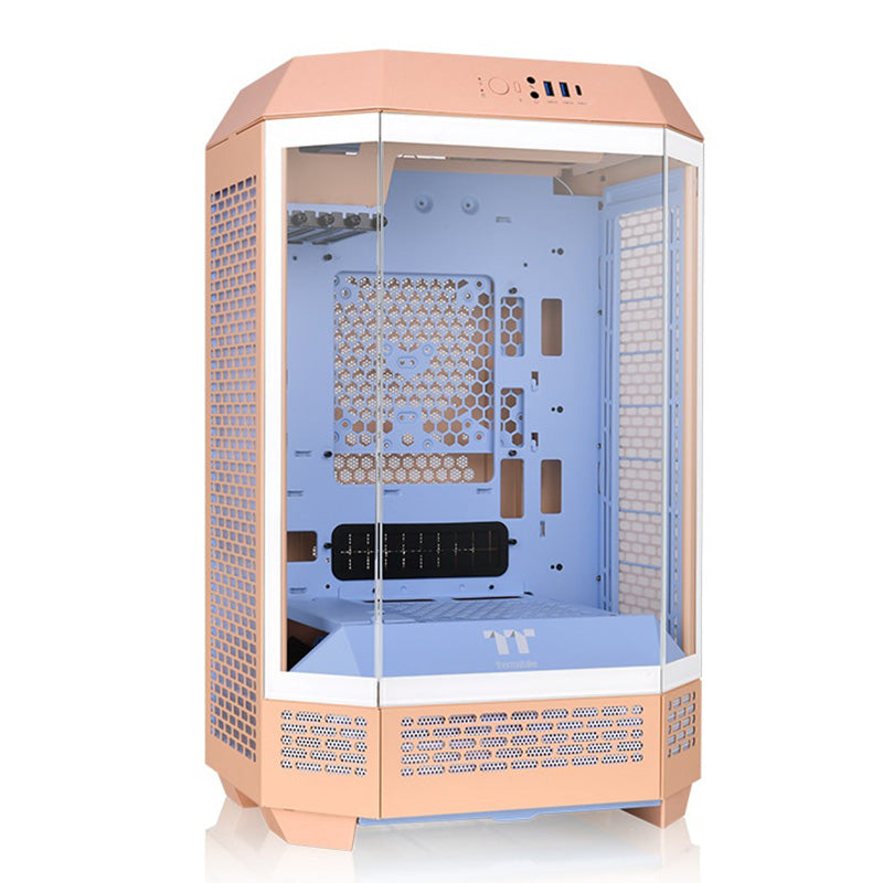 Thermaltake The Tower 300 TG mATX Case - Peach Fuzz