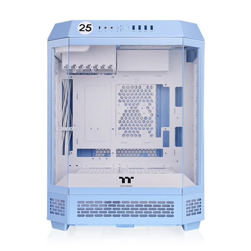 Thermaltake The Tower 600 TG Mid Tower ATX Case - Hydrangea Blue