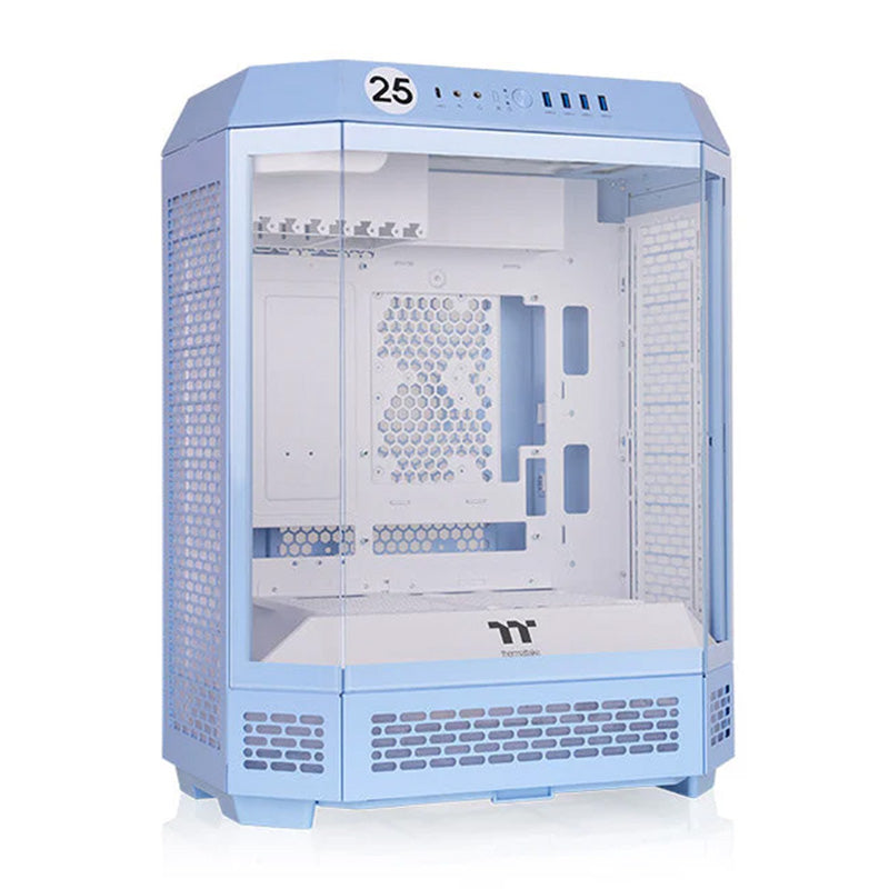 Thermaltake The Tower 600 TG Mid Tower ATX Case - Hydrangea Blue