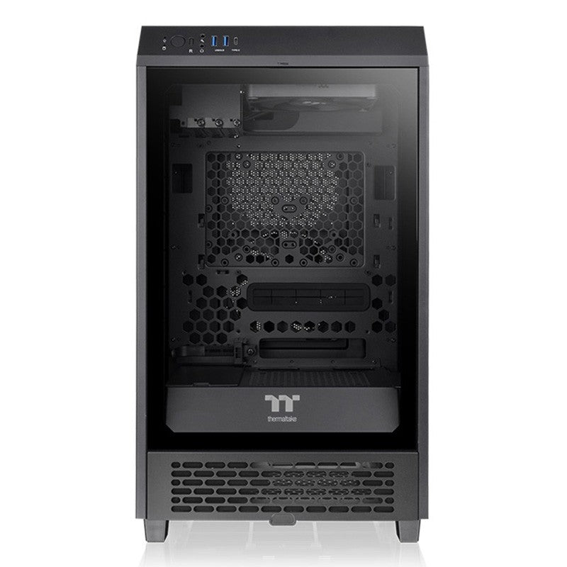 Thermaltake Tower 200 Mini TG Mini-ITX Case - Black
