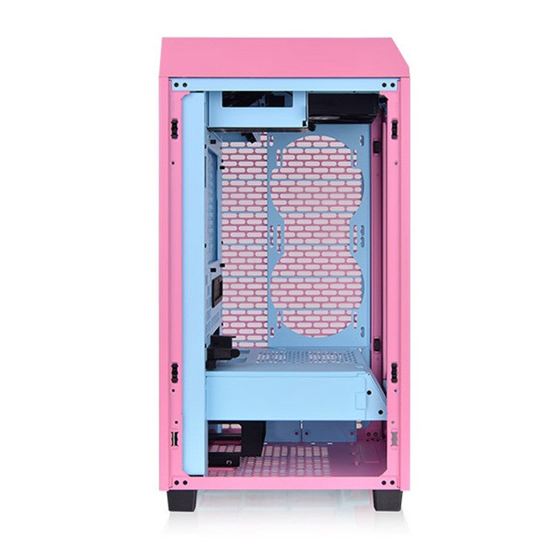 Thermaltake Tower 200 Mini TG Mini-ITX Case - Bubble Pink