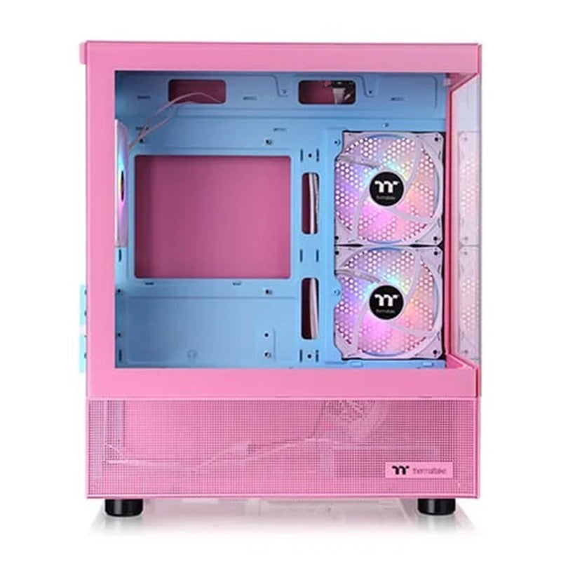 Thermaltake View 170 ARGB TG micro-ATX Case - Bubble Pink