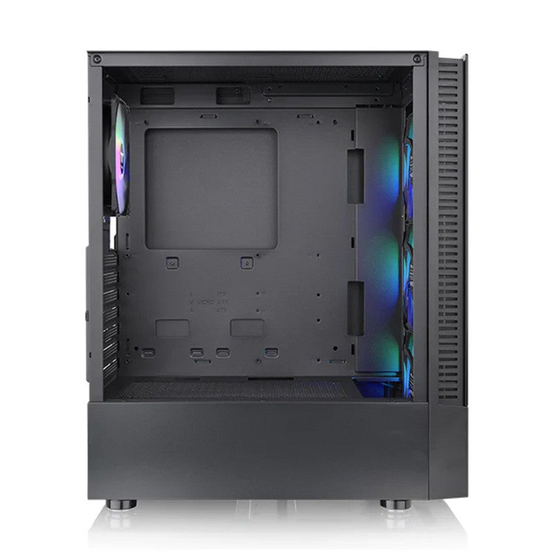 Thermaltake View 200 Plus TG ARGB Mid Tower ATX Case - Black