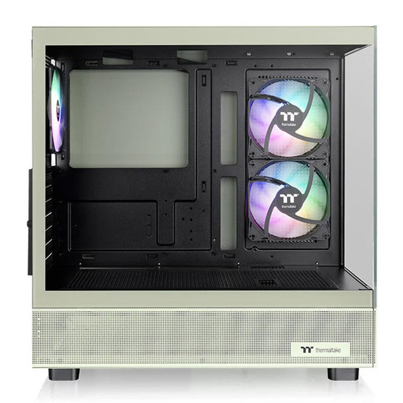 Thermaltake View 270 Plus TG ARGB Mid Tower E-ATX Case - Matcha Green