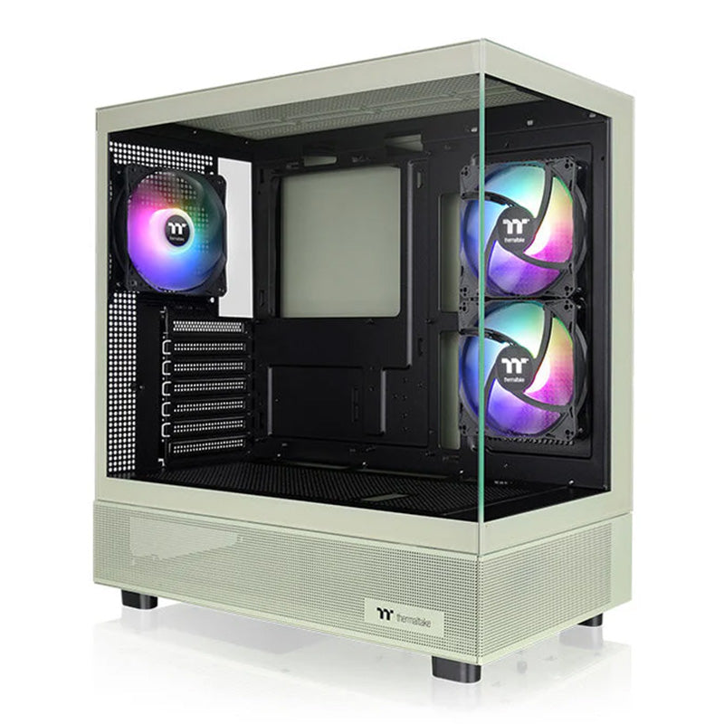 Thermaltake View 270 Plus TG ARGB Mid Tower E-ATX Case - Matcha Green