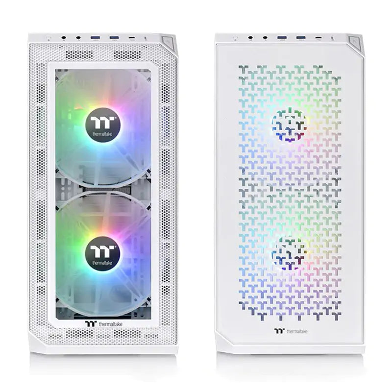 Thermaltake View 300 MX TG Mid Tower E-ATX Case - White