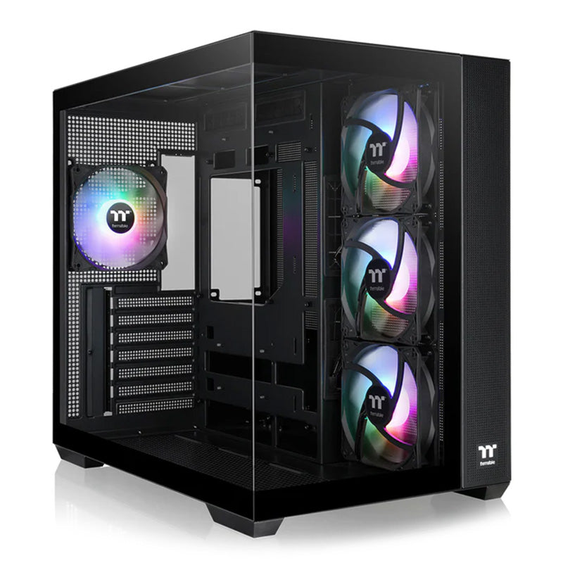 Thermaltake View 380 TG ARGB Mid Tower ATX Case - Black