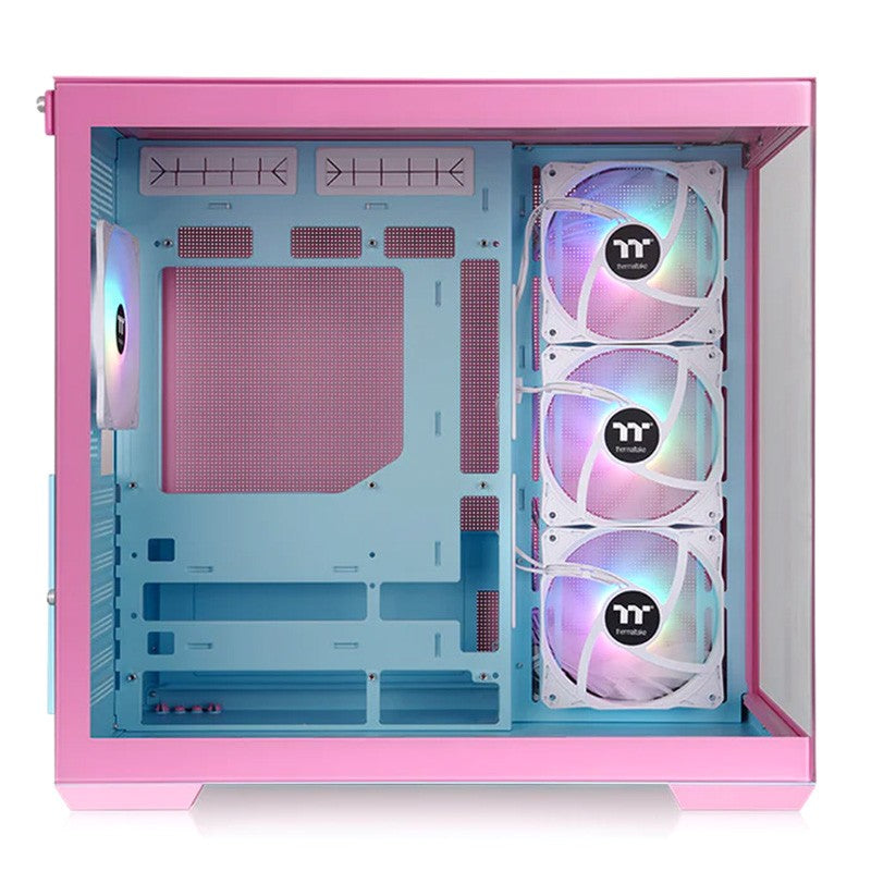 Thermaltake View 380 TG ARGB Mid Tower ATX Case - Bubble Pink