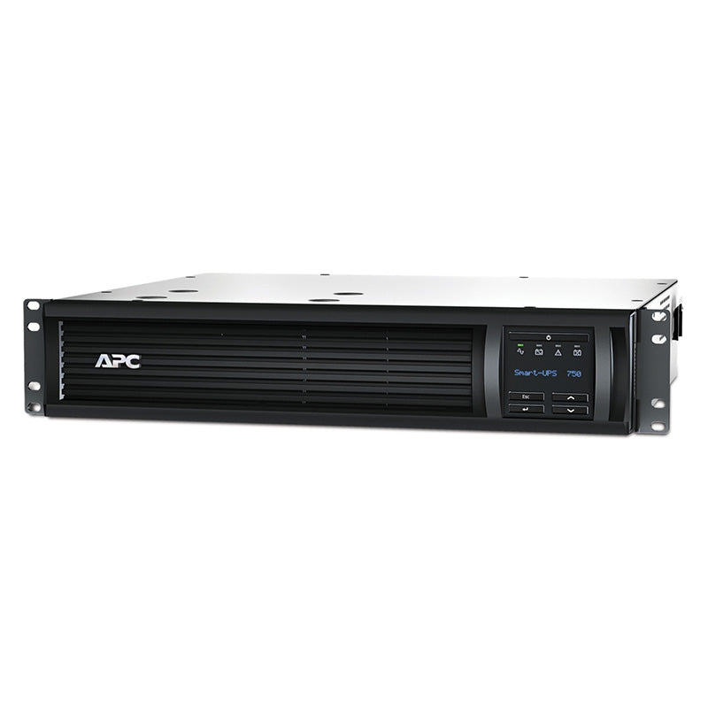 APC by Schneider 2U RackMount 750VA 500W Smart UPS with LCD