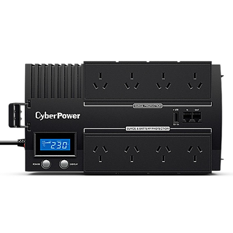 CyberPower BRIC-LCD 1000VA/600W Line Interactive UPS - 2 Yrs Wty