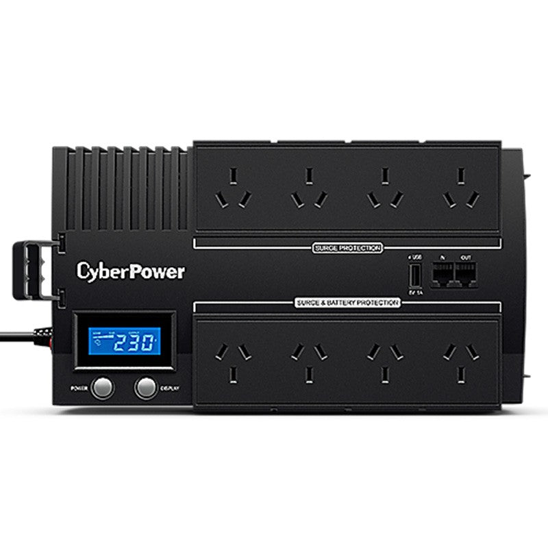 CyberPower BRIC-LCD 700VA/420W Line Interactive UPS - 2 Yrs Wty