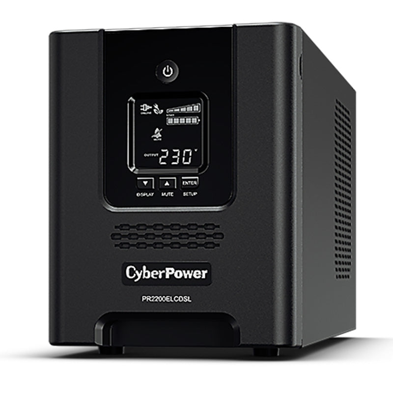 CyberPower PRO series 2200VA/1980W Tower UPS with LCD