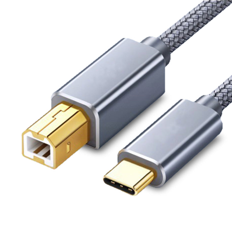 Generic USB Type-C to USB Type-B 2.0 Cable 2m )