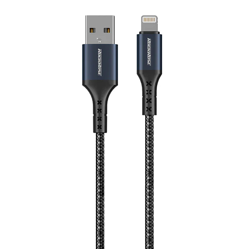 Rockrose Sparta AL Nano USB-A to Lightning Fast Charging Cable - 50cm
