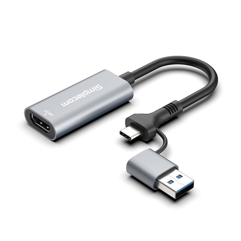Simplecom USB 3.0 and USB-C to HDMI FHD Video Card Adapter