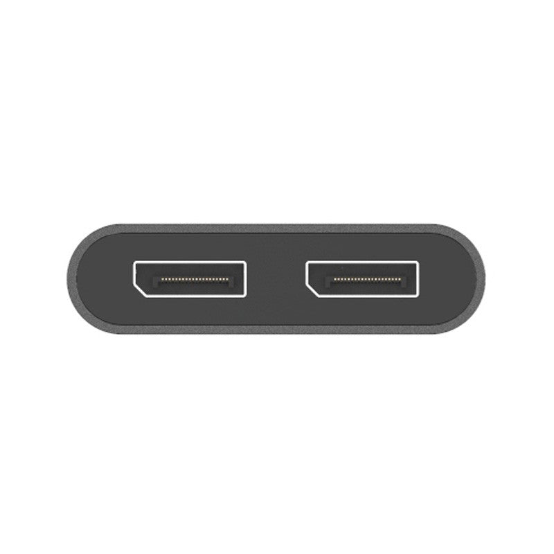 Volans Aluminium 8K USB-C to Dual DisplayPort Male to Male Adapter with MST Dual Monitor