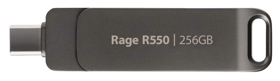 PATRIOT MEMORY Rage R550 256GB USB 3.2 GEN 1 Swing Type A+C 2-in-1